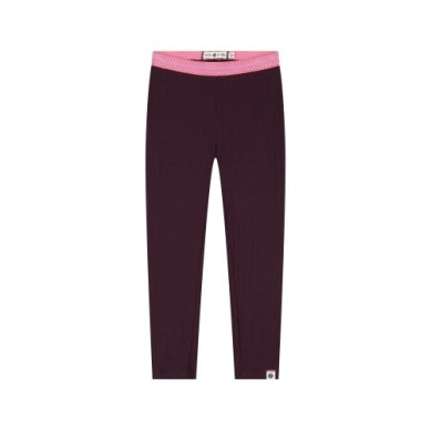 GIRLS LEGGINGS WINE RED