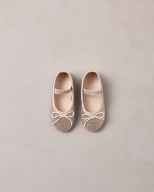 BALLET FLATS ROSE GOLD SHIMMER