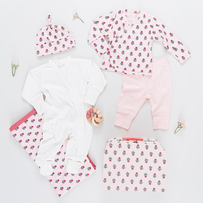 NESTING BOX BABY TAKE HOME SET - PINK TINY FLOWER