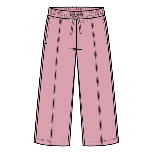 WIDE LEG JOGGER KNIT-PINK