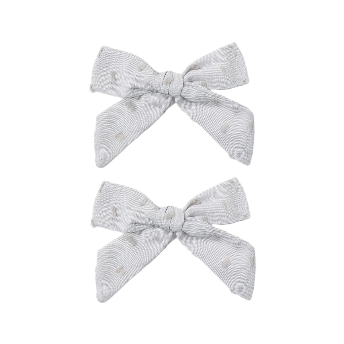 BOWS, SET OF 2 DUSTY BLUE