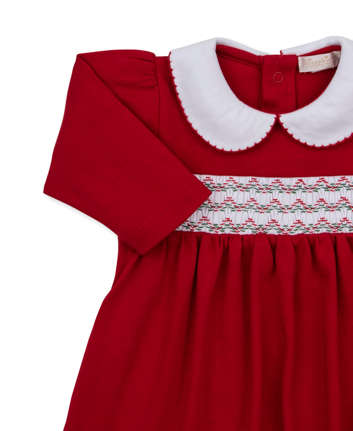 Red Dress w/Hand Smocking