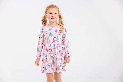 Long Sleeve Polly Play Dress - Heavy Weight