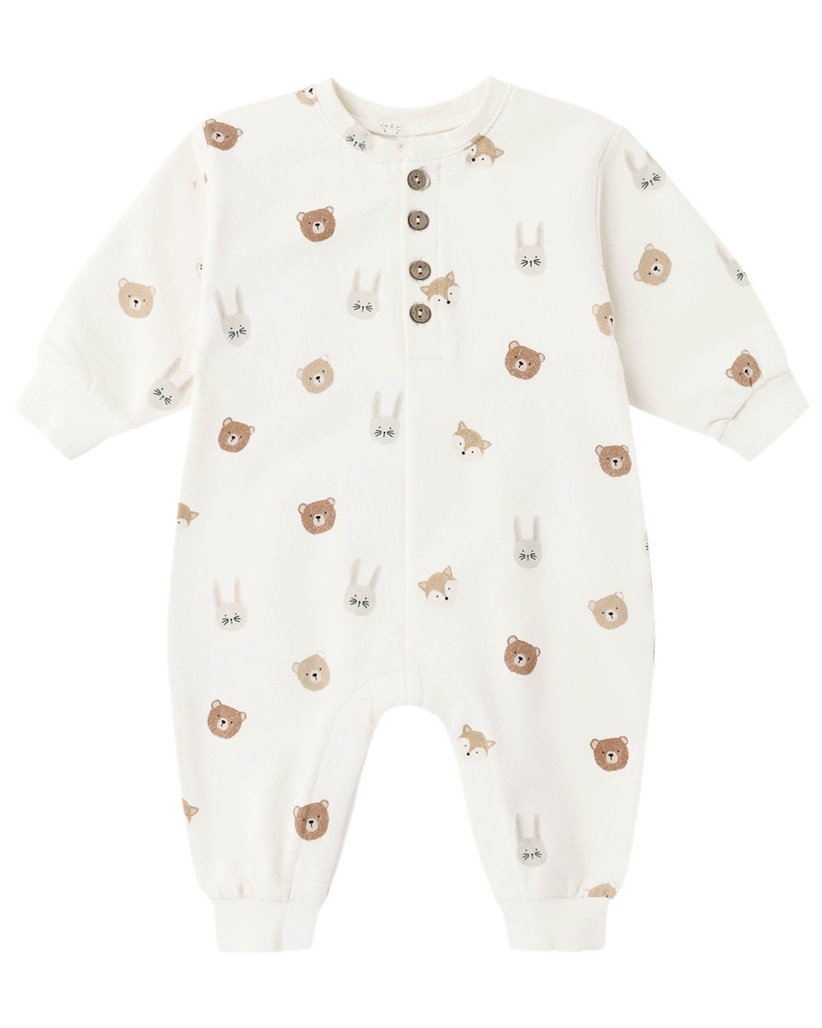 RELAXED FLEECE JUMPSUIT CRITTERS