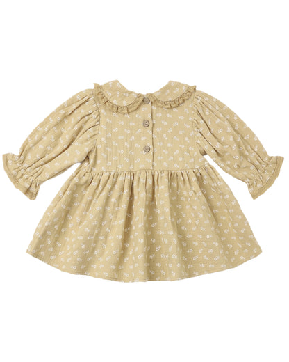 MARISOL DRESS BUTTERSCOTCH FLORAL