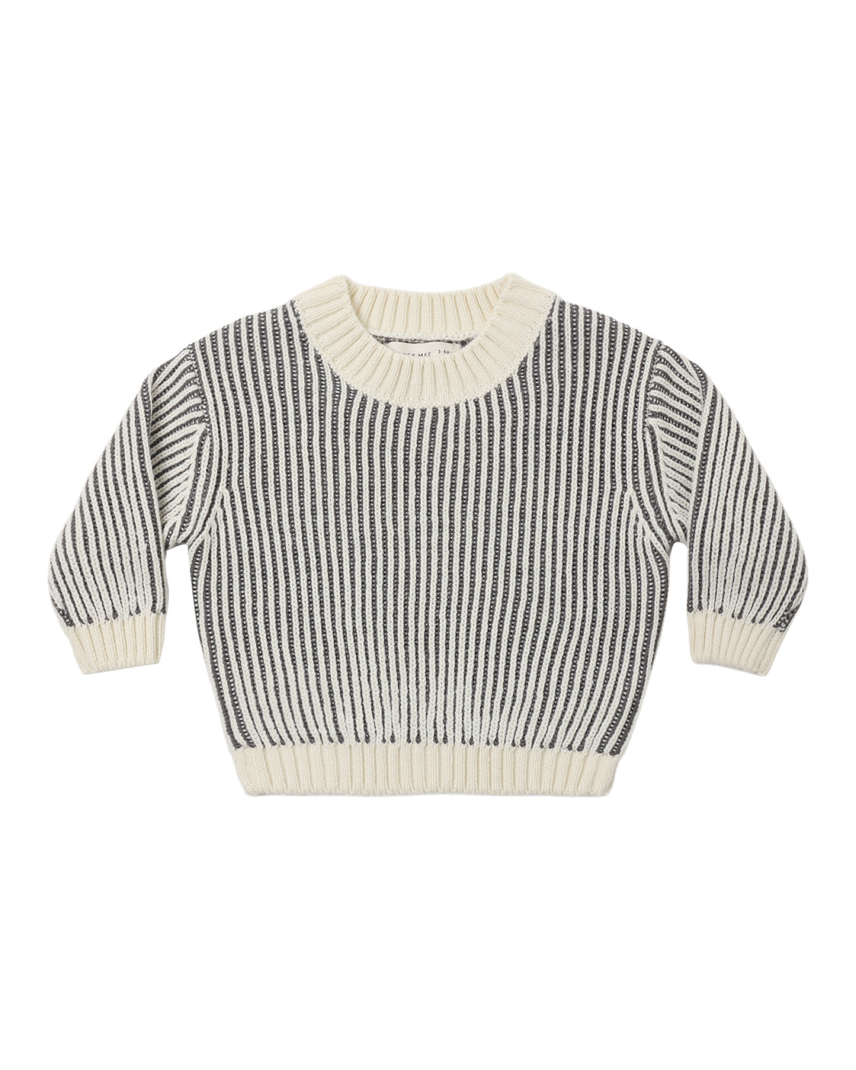 RELAXED KNIT SWEATER MIDNIGHT STRIPE