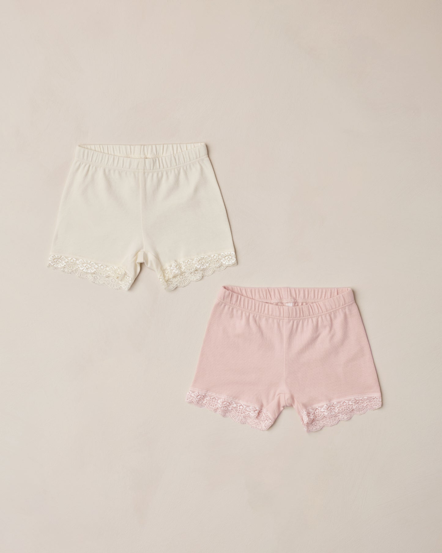 CARTWHEEL SHORTS NATURAL, LIGHT PINK SET