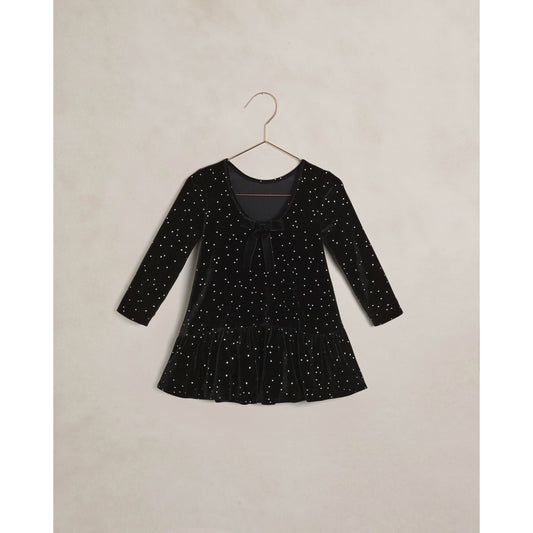 PENNY DRESS BLACK RHINESTONE