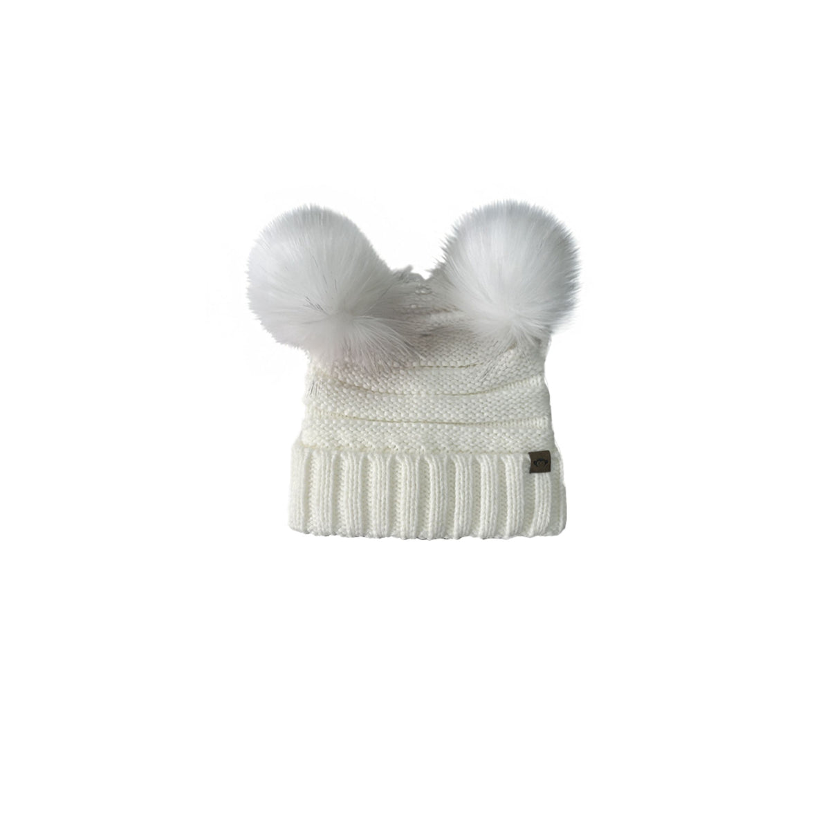 MIA FAUX FUR POM BEANIE