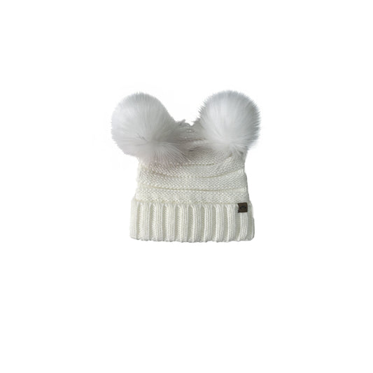 MIA FAUX FUR POM BEANIE