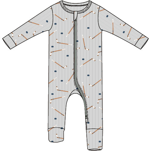 CONVERTIBLE SLEEPER KNIT-GREY LT.