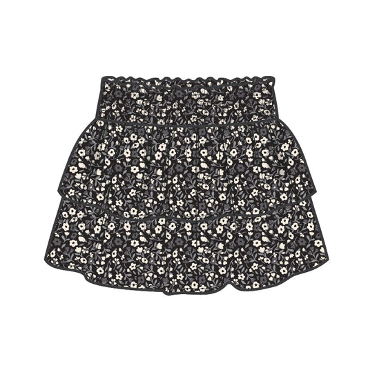 SKIRT WOVEN-BLACK