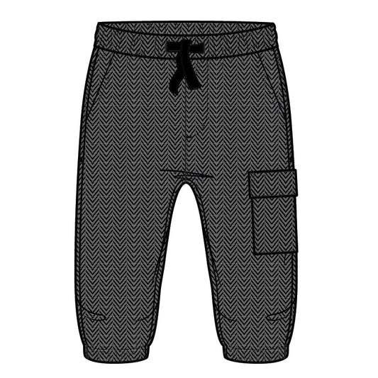 PANT KNIT-GREY DK