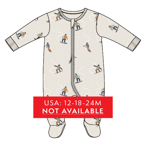 FOOTED SLEEPER KNIT-BEIGE