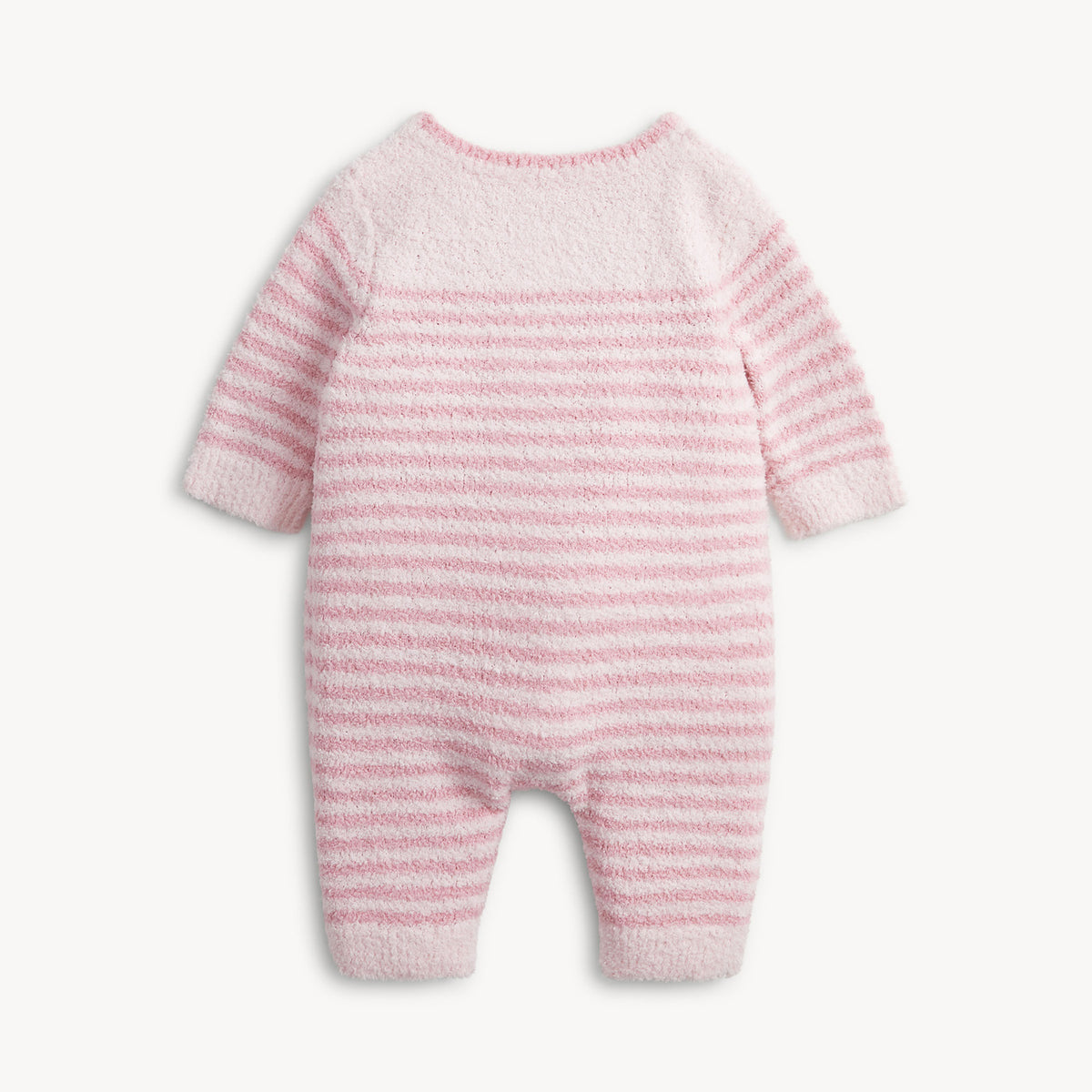 CHENILLE PINK SWEATER ROMPER