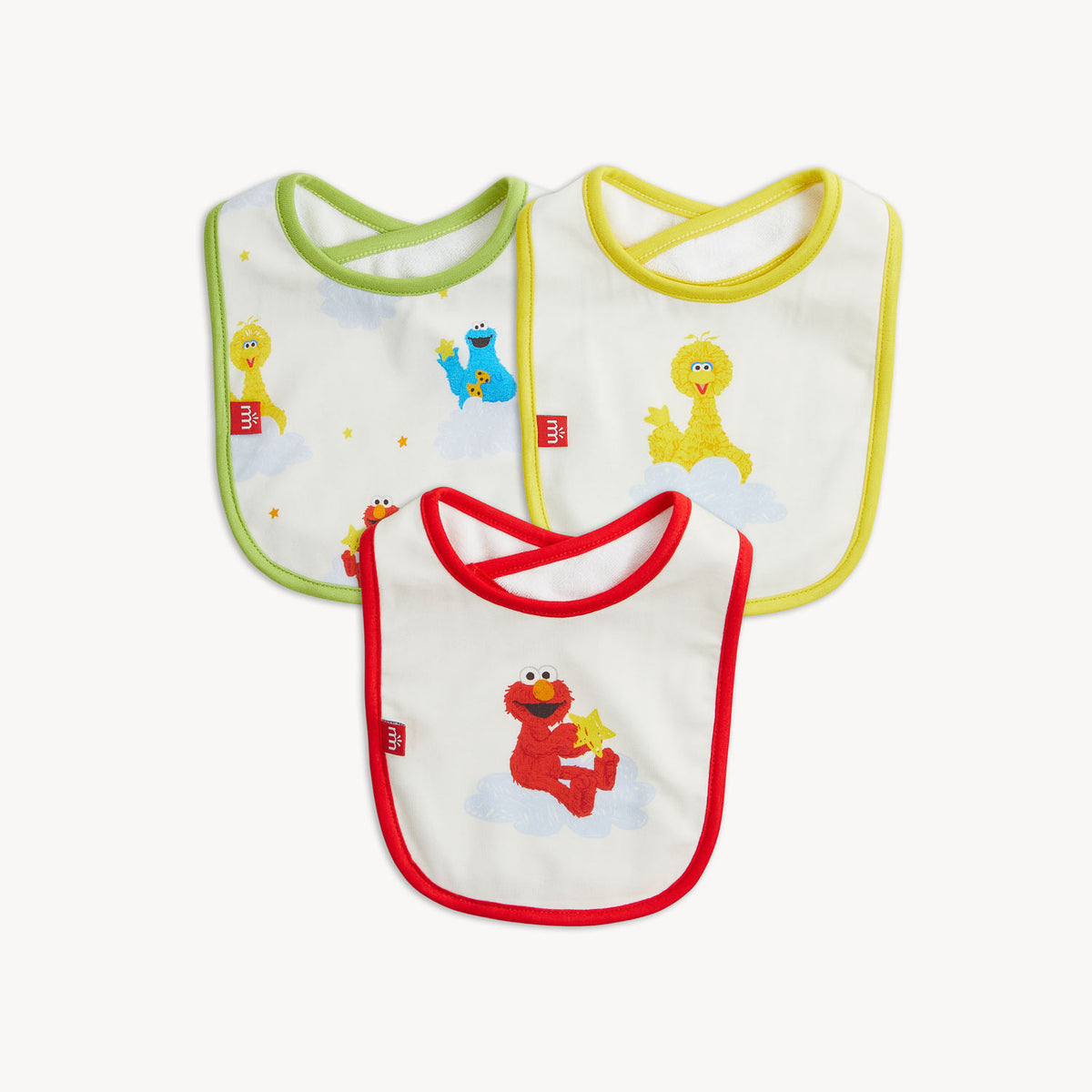 ELMO MODAL BIB 3-PACK