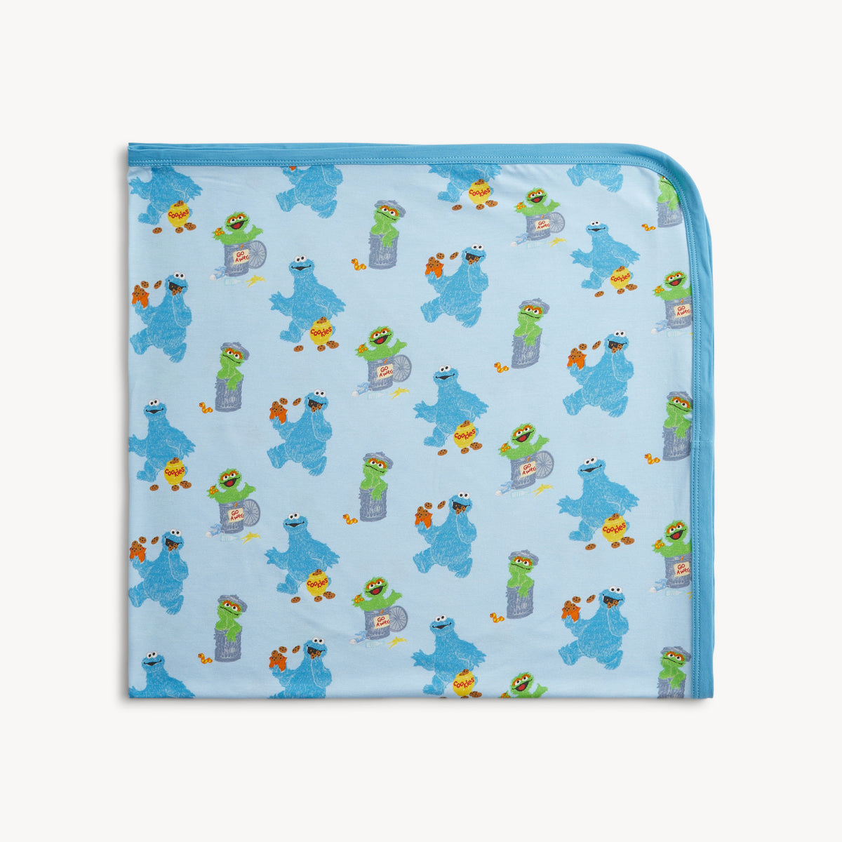 COOKIE MONSTER MODAL BABY BLANKET