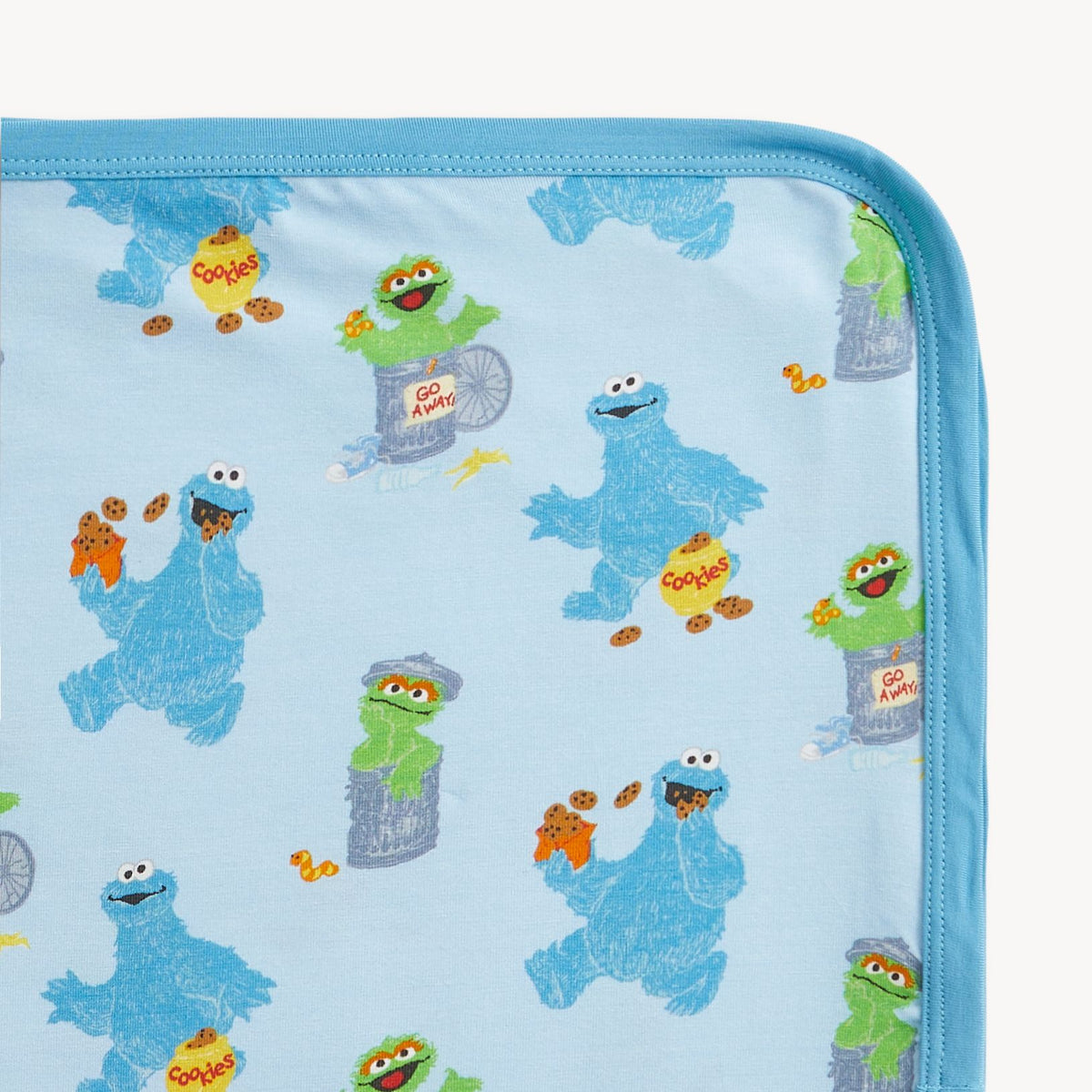 COOKIE MONSTER MODAL BABY BLANKET