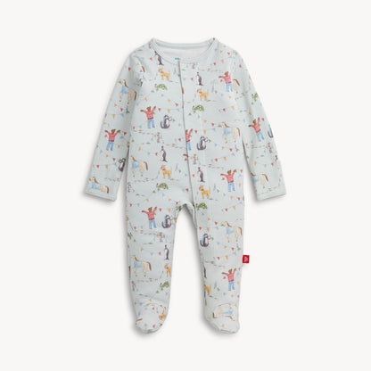 FESTIVAL FRIENDS ORGANIC COTTON FOOTIE