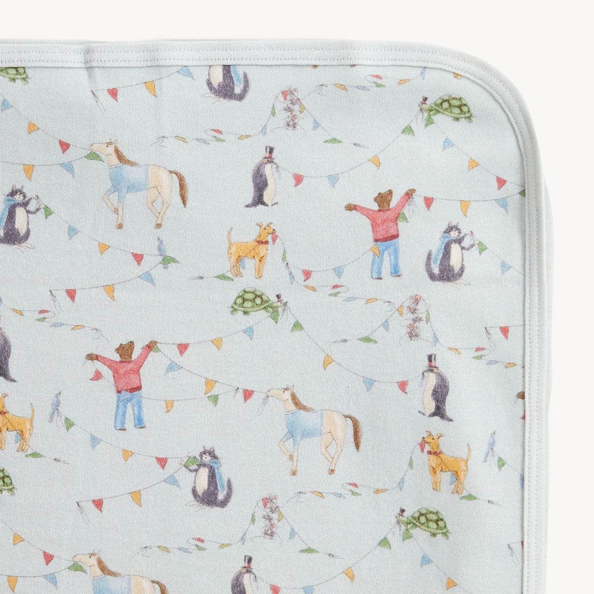 FESTIVAL FRIENDS ORGANIC COTTON BLANKET