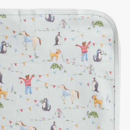 FESTIVAL FRIENDS ORGANIC COTTON BLANKET