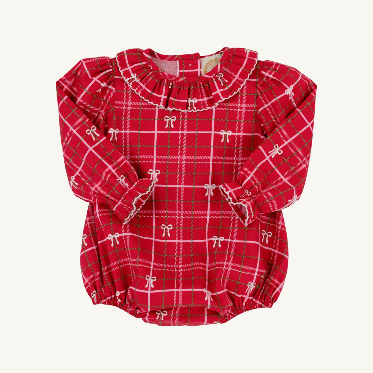 Long Sleeve Ramona Ruffle Bubble- Flannel