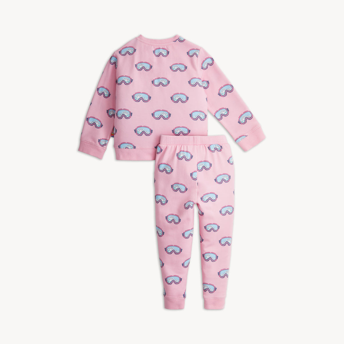 PINK POWDER BRUSHED FLEECE SWEATSUIT