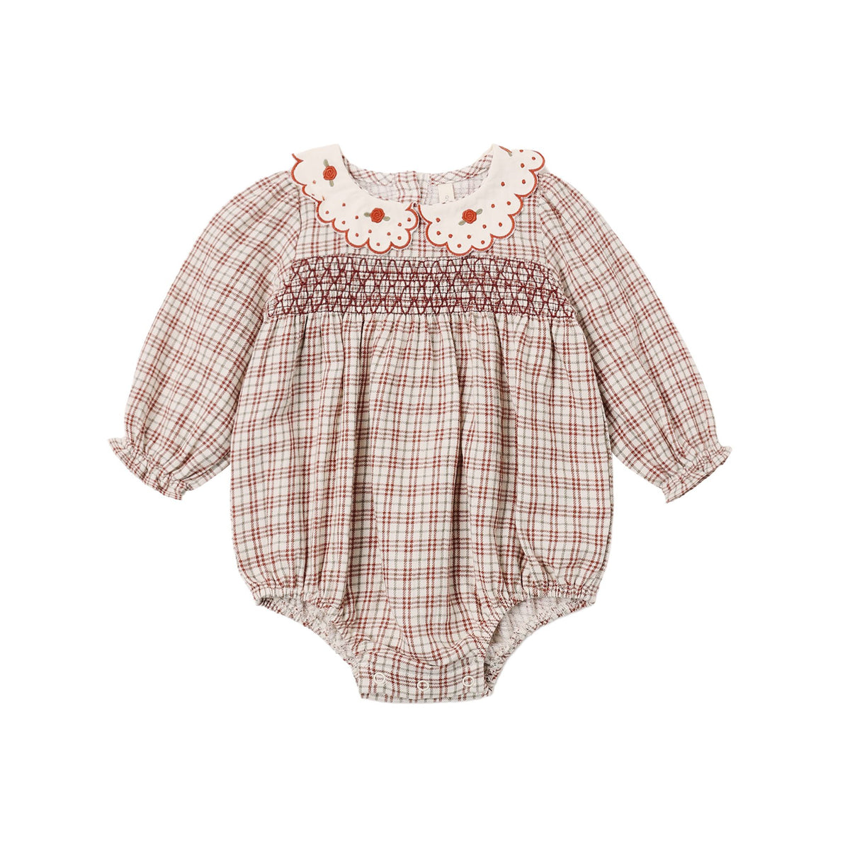 CALLIE ROMPER CHRISTMAS PLAID