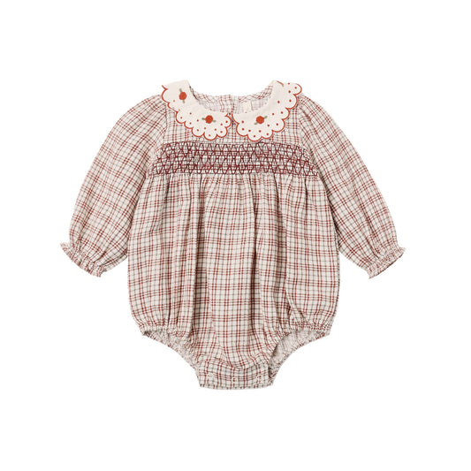 CALLIE ROMPER CHRISTMAS PLAID