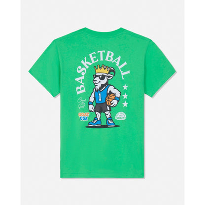 BASKETBALL MOST VALUABLE GOAT T-SHIRT: LEAP FROG
