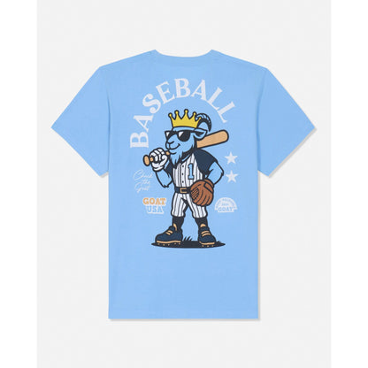 BASEBALL MOST VALUABLE GOAT T-SHIRT: CAROLINA BLUE