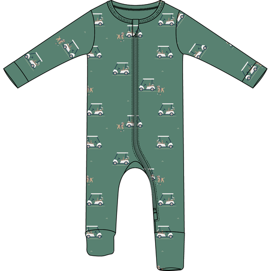 CONVERTIBLE SLEEPER KNIT-GREEN DK.