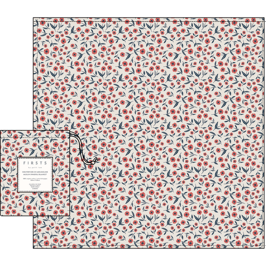 BLANKET POPPY WOVEN-BEIGE