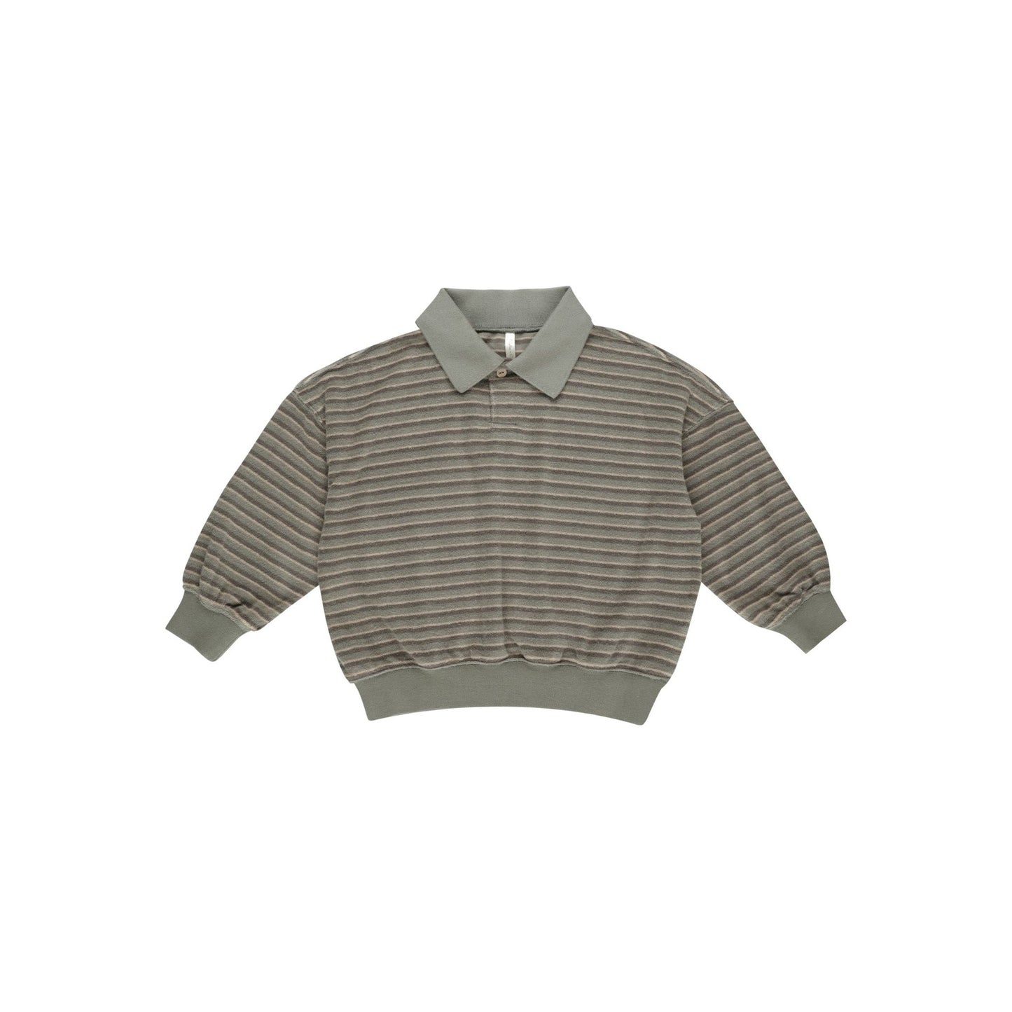 COLLARED SWEATSHIRT || RETRO STRIPE