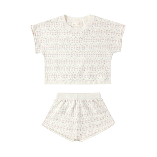 RELAXED SUMMER KNIT SET IVORY