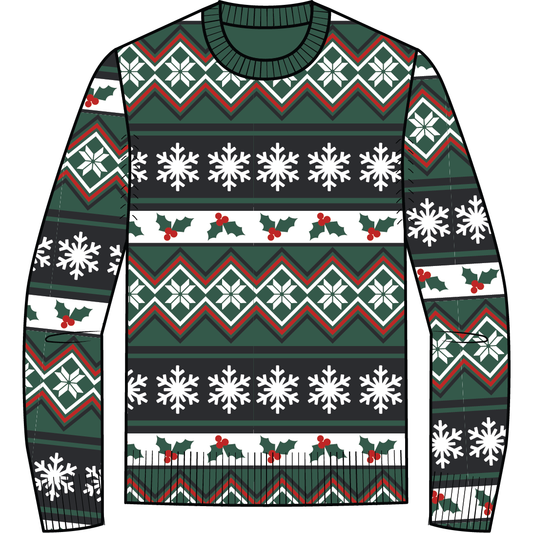 COOL YULE FAIR ISLE JACQUARD SWEATER