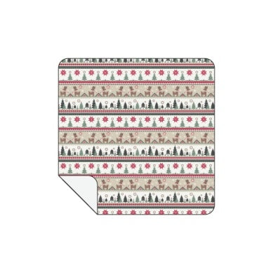 Reindeer Fair Isle - Swaddle Blanket