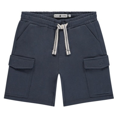 Boys Sweatshorts in Slate Blue