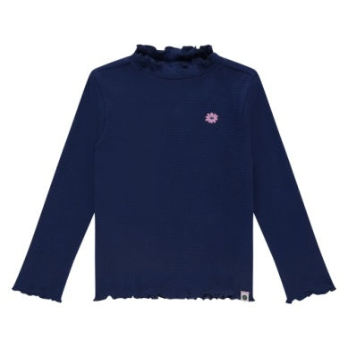 GIRLS T-SHIRT LONG SLEEVE NAVY