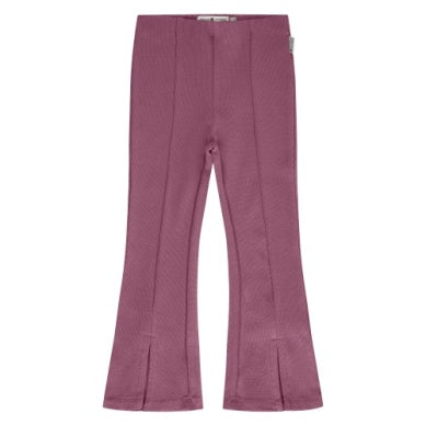 Girls Burgundy Flared Pant