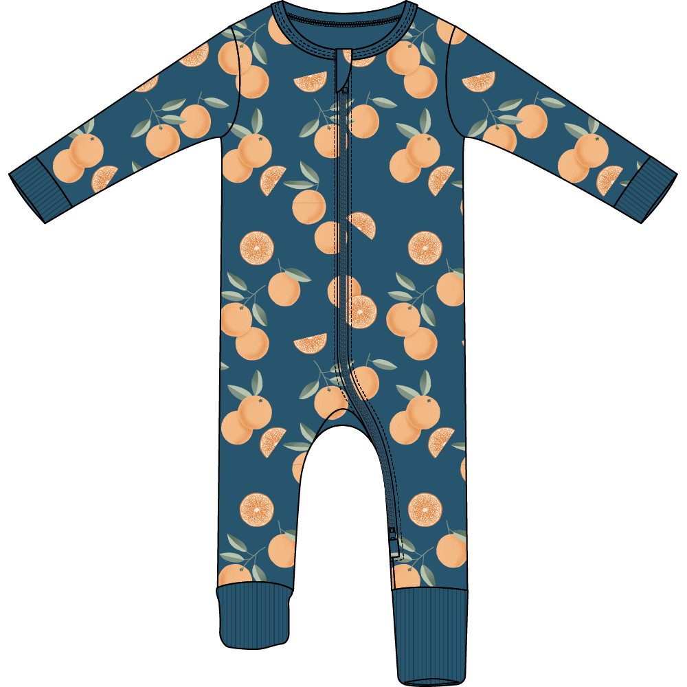 Converter Sleeper Orange Print on Navy