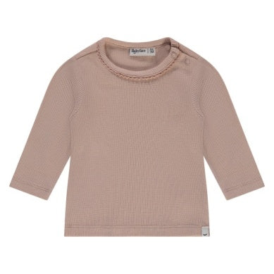 BABY T-SHIRT LONG SLEEVE OLD PINK