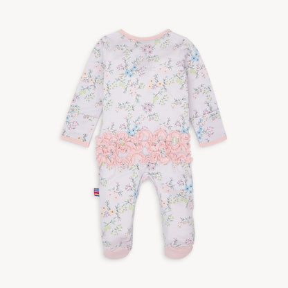EMILY MODAL FOOTIE WITH RUFFLE