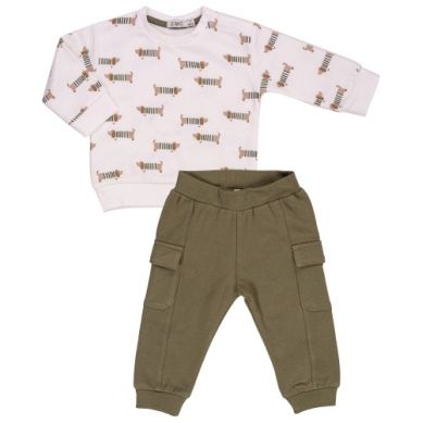PRINTED AND SOLID COLOR STR. FLEECE SET
