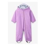 Lilac terry lined baby rain bundler