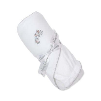 Elephant Espirt Hooded Towel w/Mitt Set
