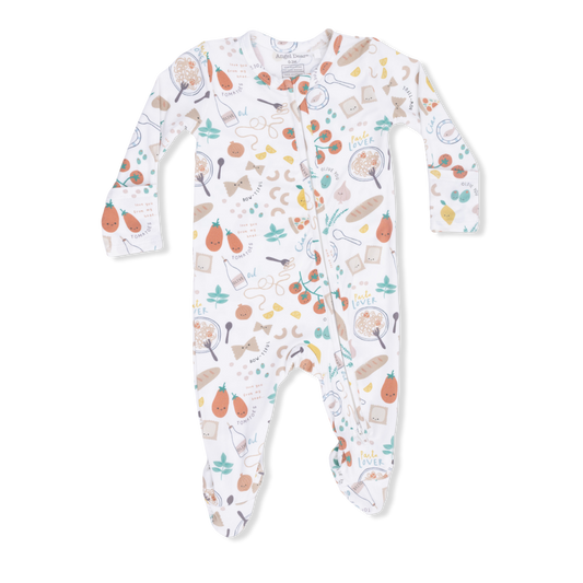 Pasta Lovers - 2 Way Zipper Footie