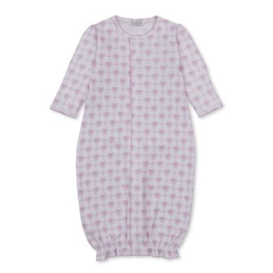Windowpane Bows conv gown prt