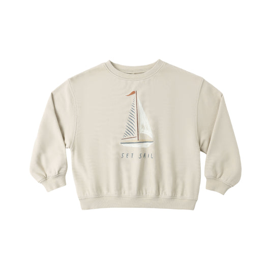 OVERSIZED SWEATSHIRT "SET SAIL"