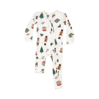 Nutcracker Christmas Cookies - 2 Way Zipper Romper